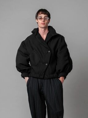 Nin Studios Flight Jacket Black